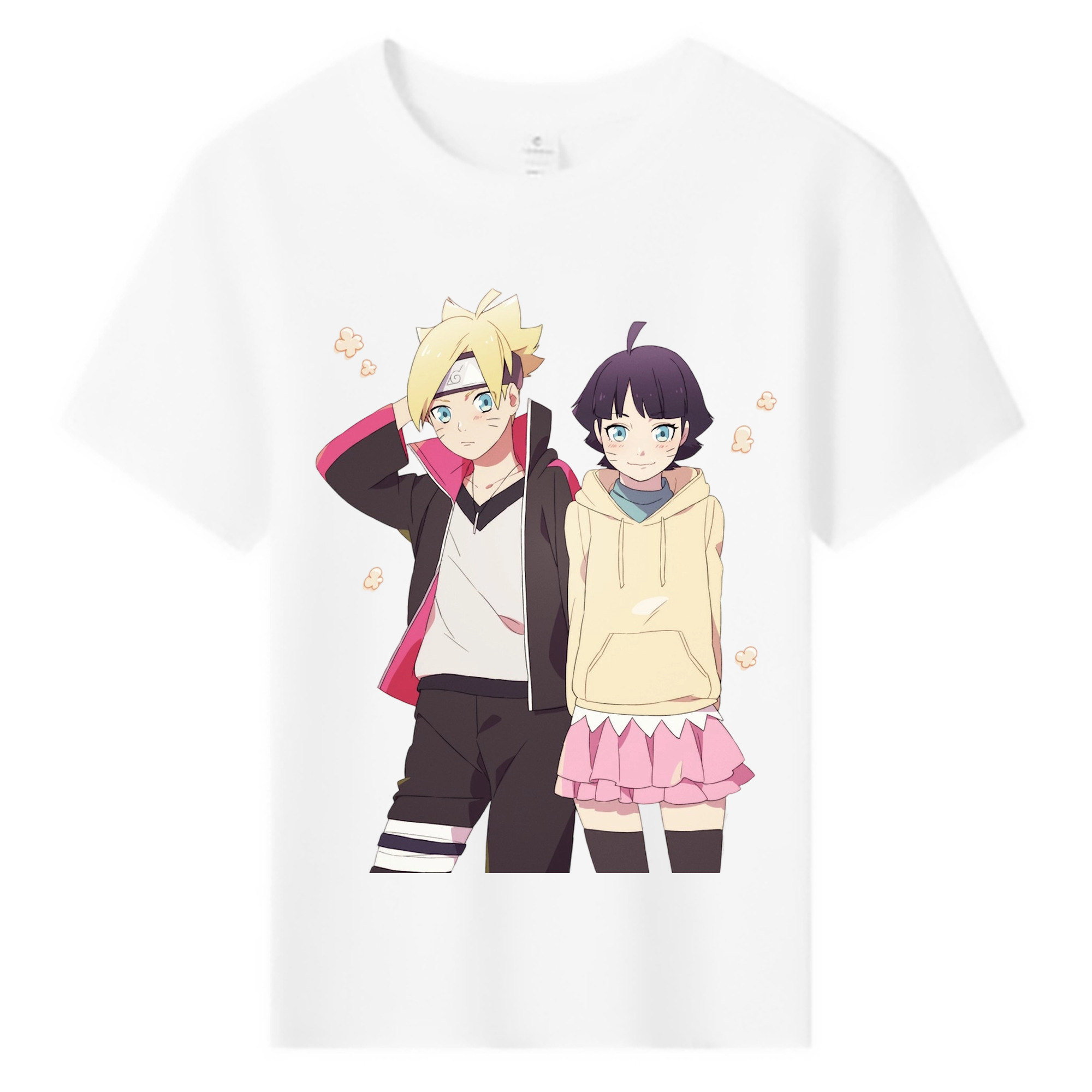 （画像用） NARUTO -ナルト- うずまき ボルト Uzumaki Boruto 綿100％キッズTシャツ（フロントプリント）
