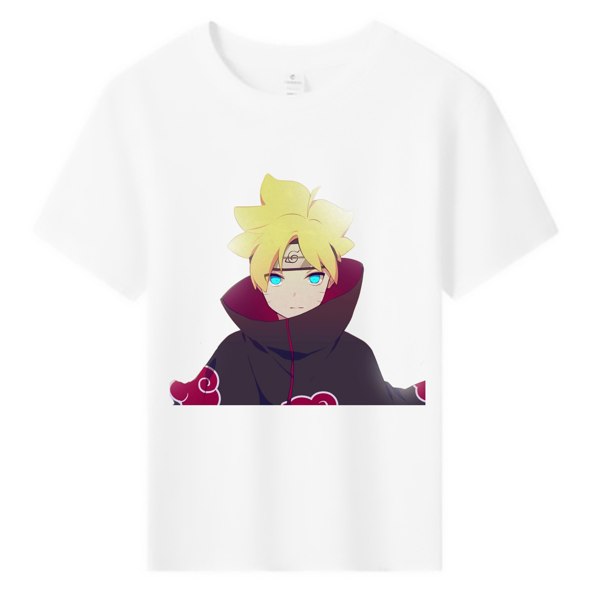 （画像用） NARUTO -ナルト- うずまき ボルト Uzumaki Boruto 綿100％キッズTシャツ（フロントプリント）