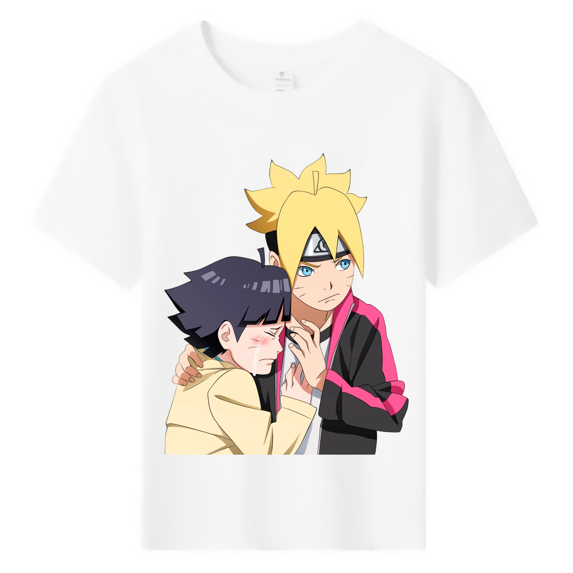 （画像用） NARUTO -ナルト- うずまき ボルト Uzumaki Boruto 綿100％キッズTシャツ（フロントプリント）