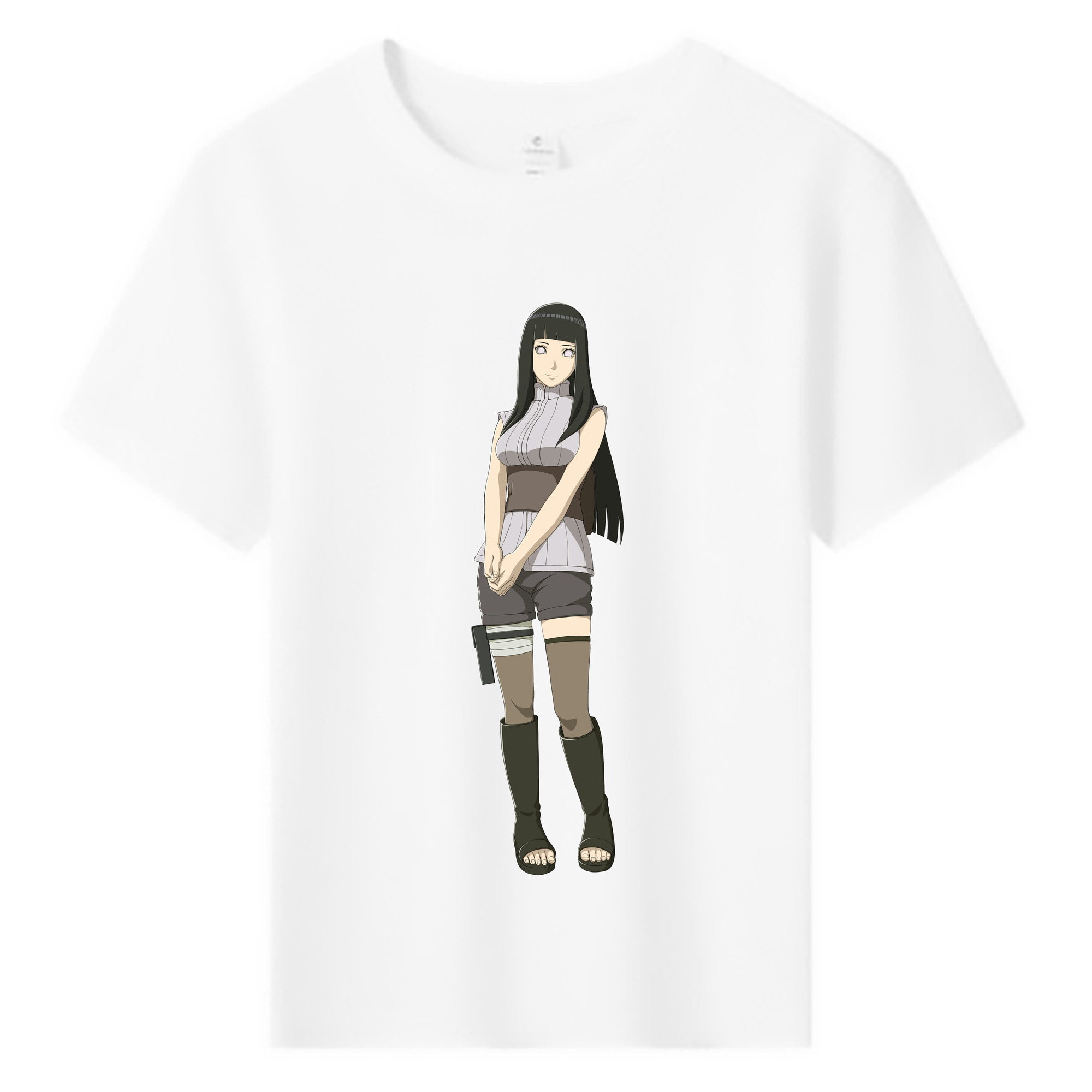 （画像用） NARUTO -ナルト- 日向ヒナタ Hyūga Hinata 綿100％キッズTシャツ（フロントプリント）