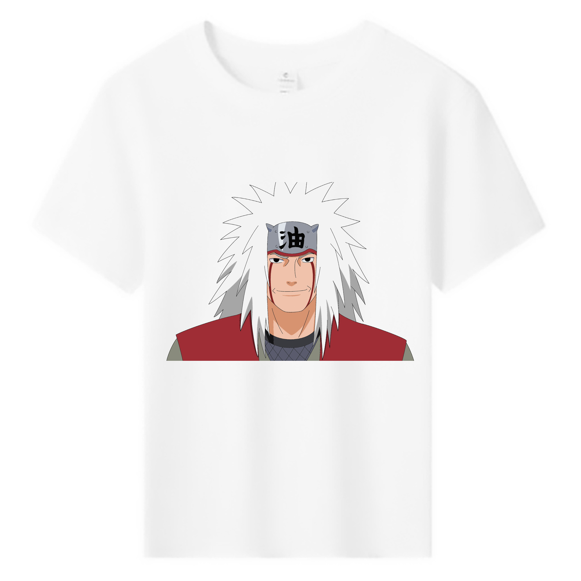 （画像用） NARUTO -ナルト- 自来也（じらいや） Jiraiya 綿100％キッズTシャツ（フロントプリント）