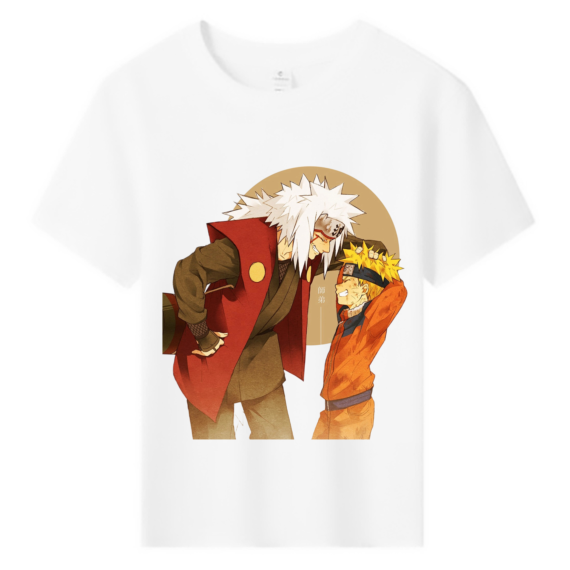 （画像用） NARUTO -ナルト- 自来也（じらいや） Jiraiya 綿100％キッズTシャツ（フロントプリント）