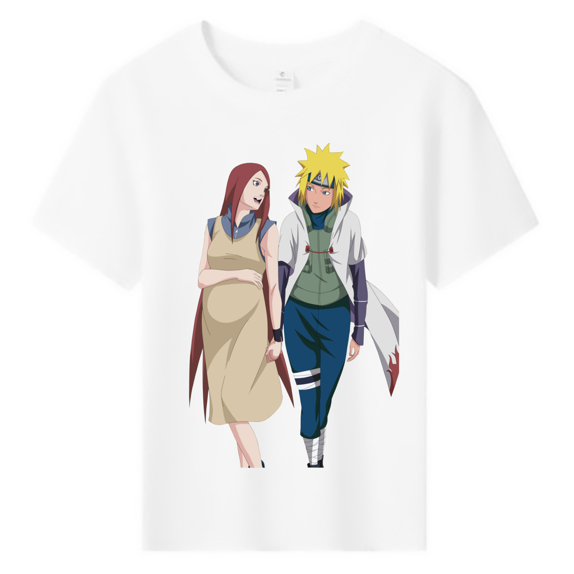 （画像用） NARUTO -ナルト- 波風 ミナト Namikaze Minato 綿100％キッズTシャツ（フロントプリント）