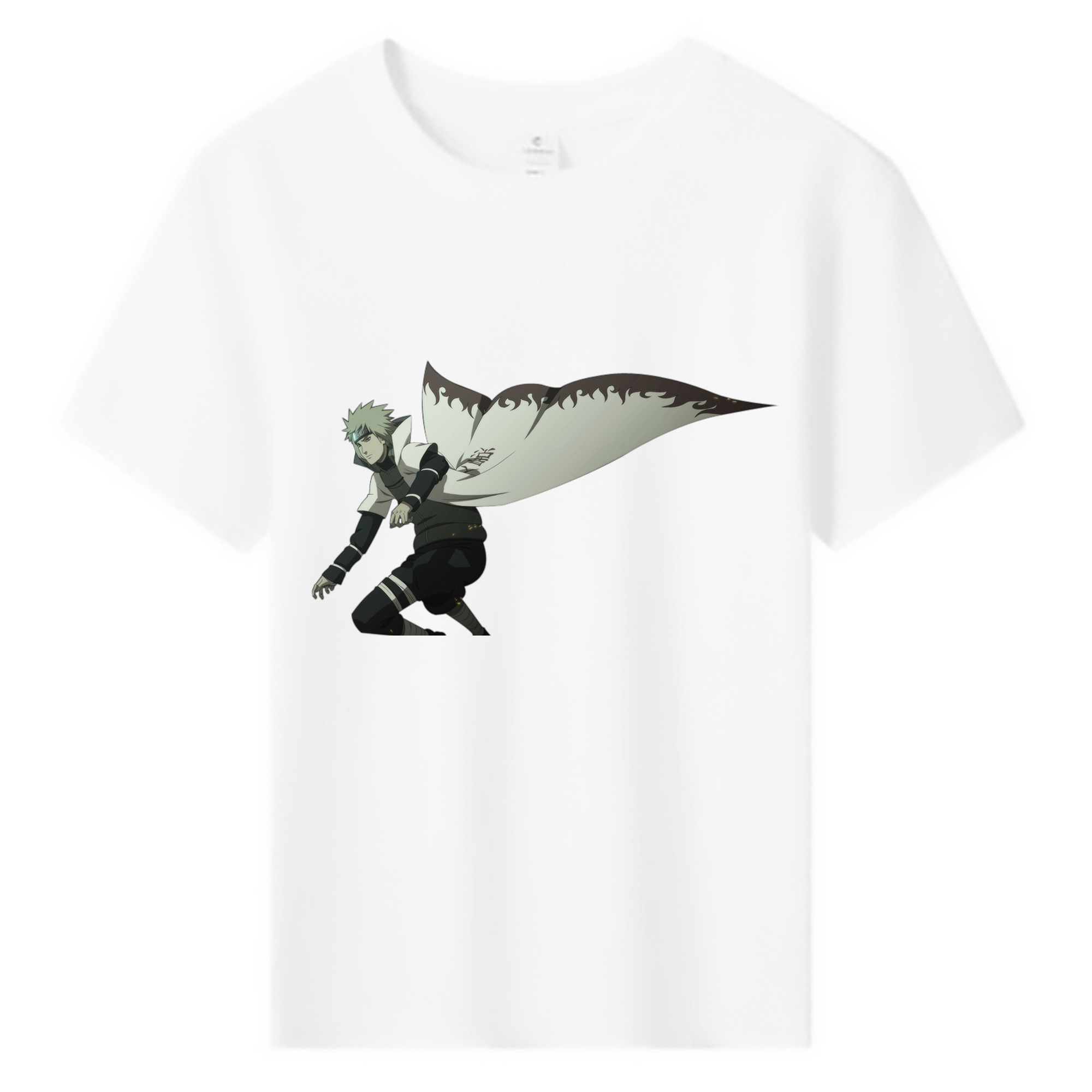 （画像用） NARUTO -ナルト- 波風 ミナト Namikaze Minato 綿100％キッズTシャツ（フロントプリント）