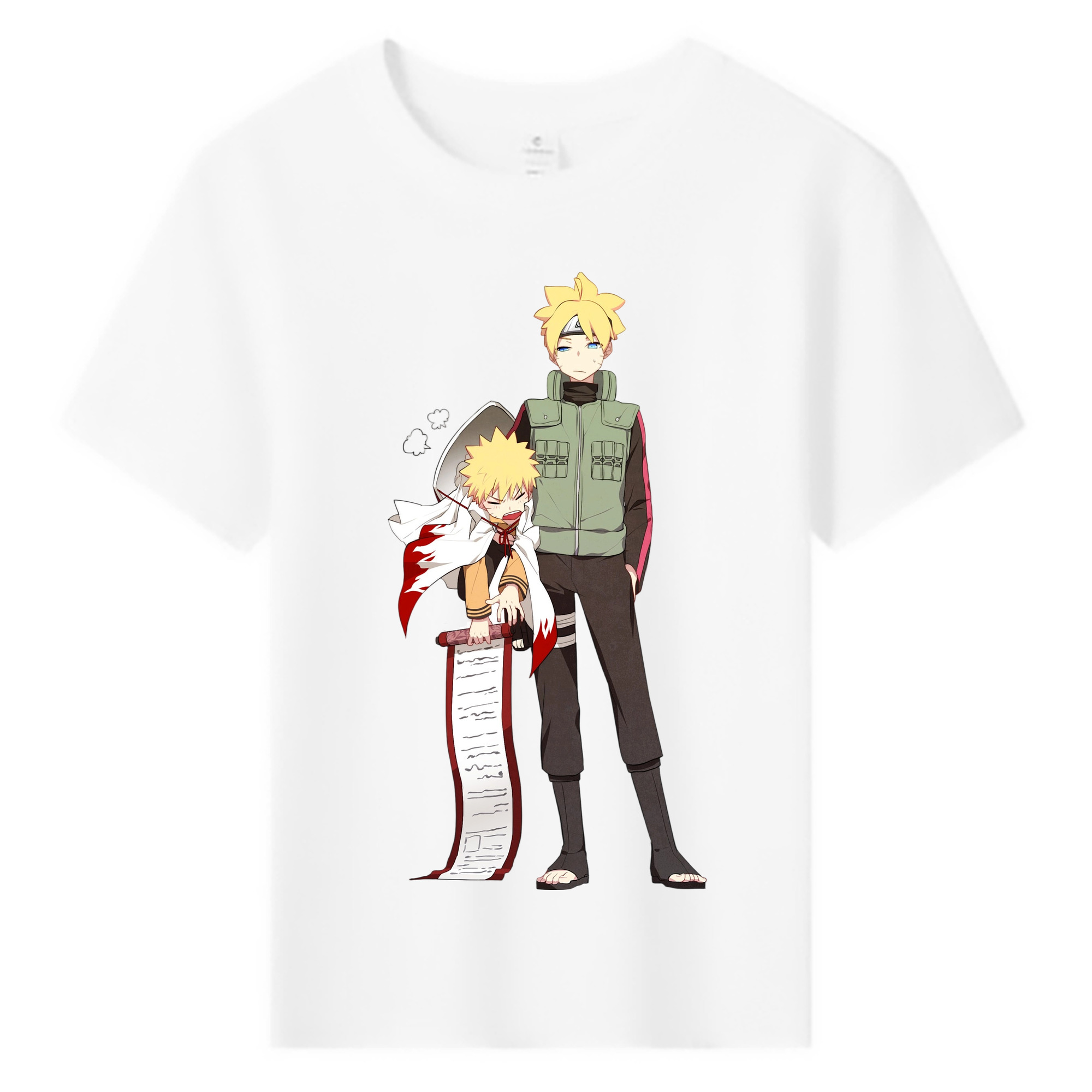（画像用） NARUTO -ナルト- 波風 ミナト Namikaze Minato 綿100％キッズTシャツ（フロントプリント）