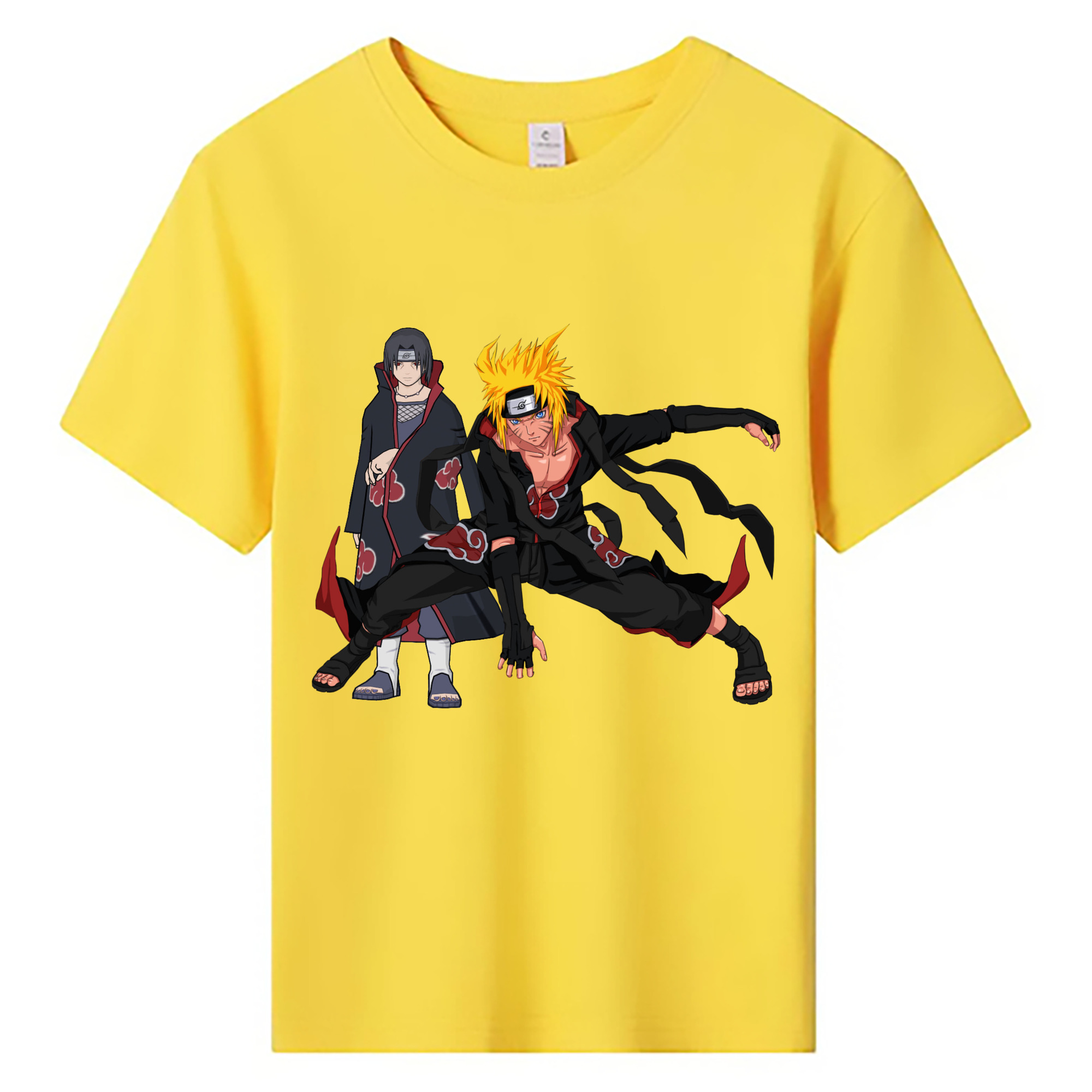 （画像用） NARUTO -ナルト- うずまき ナルト Uzumaki Naruto 綿100％キッズTシャツ（フロントプリント）