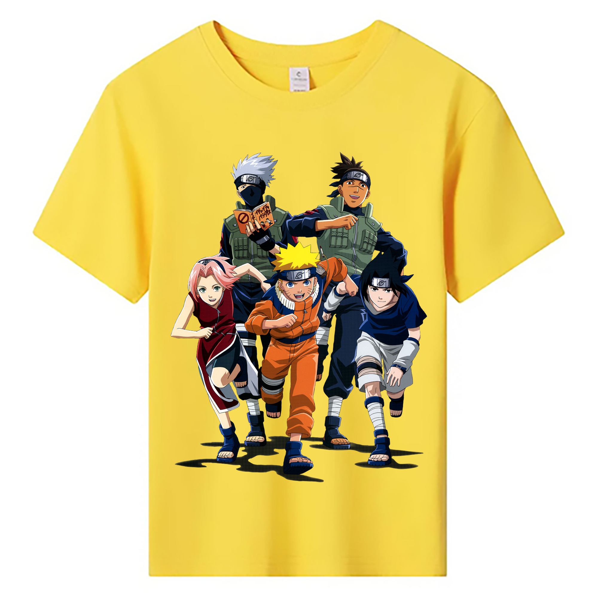 （画像用） NARUTO -ナルト- うずまき ナルト Uzumaki Naruto 綿100％キッズTシャツ（フロントプリント）