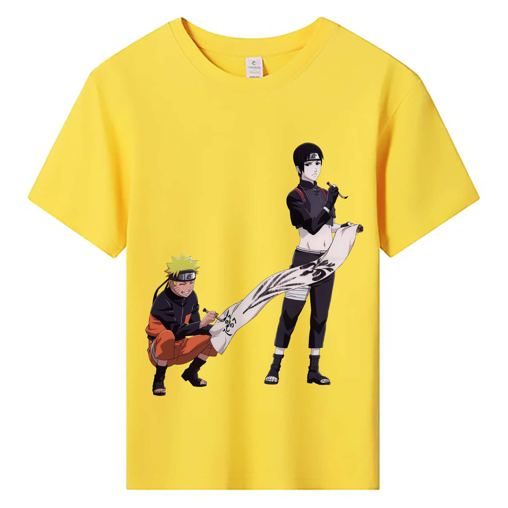 （画像用） NARUTO -ナルト- うずまき ナルト Uzumaki Naruto 綿100％キッズTシャツ（フロントプリント）