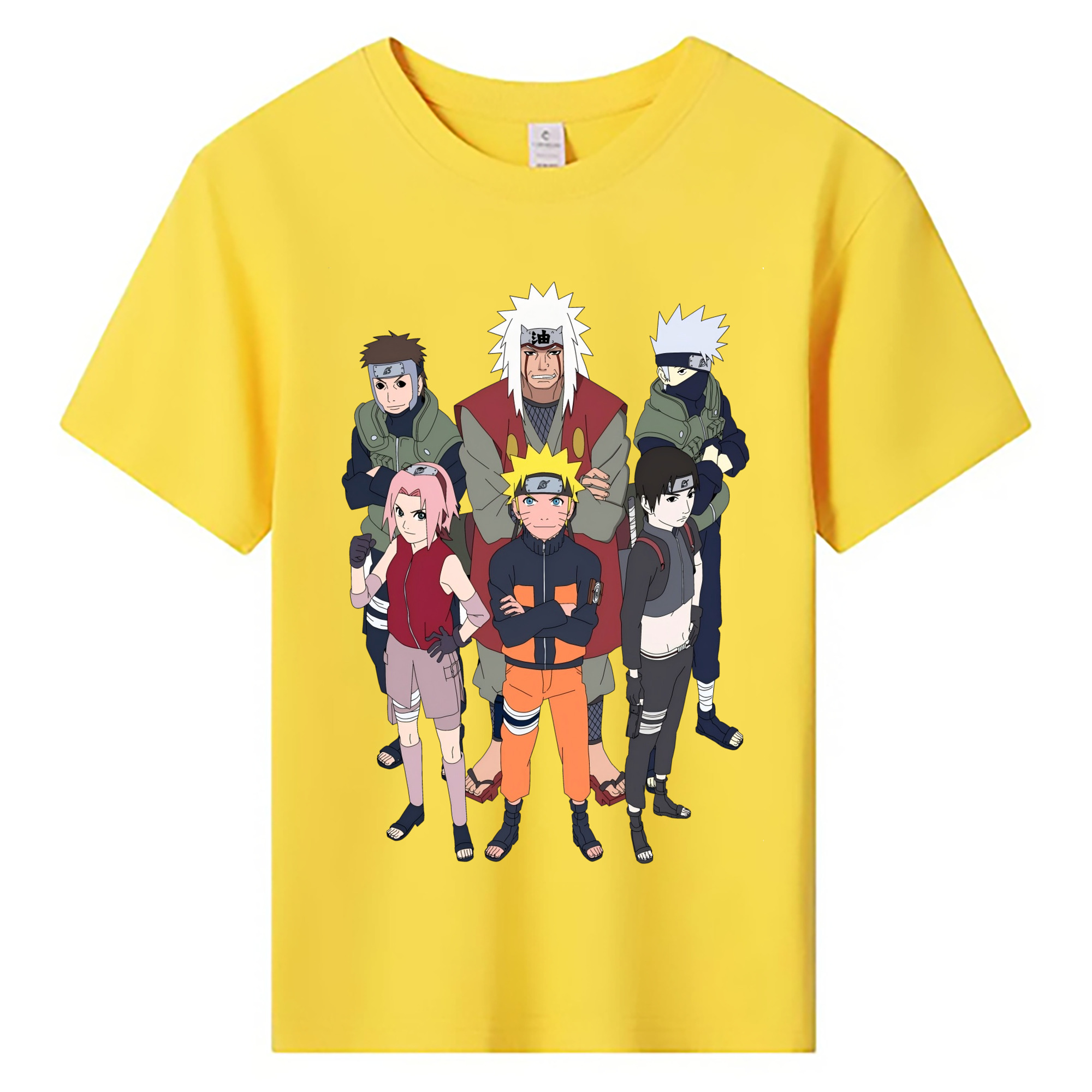 （画像用） NARUTO -ナルト- うずまき ナルト Uzumaki Naruto 綿100％キッズTシャツ（フロントプリント）