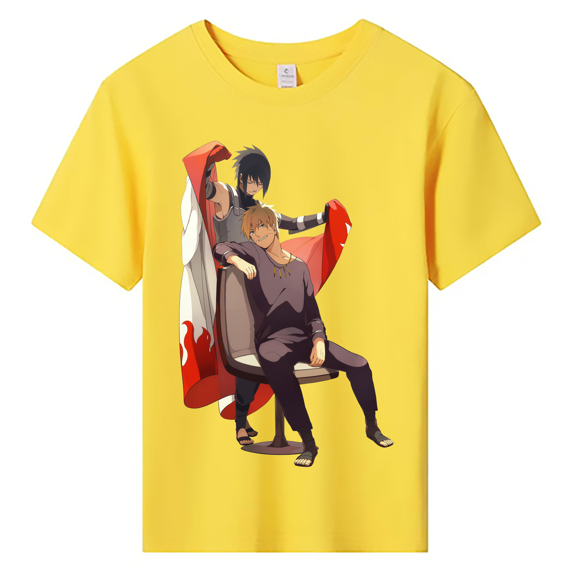 （画像用） NARUTO -ナルト- うずまき ナルト Uzumaki Naruto 綿100％キッズTシャツ（フロントプリント）
