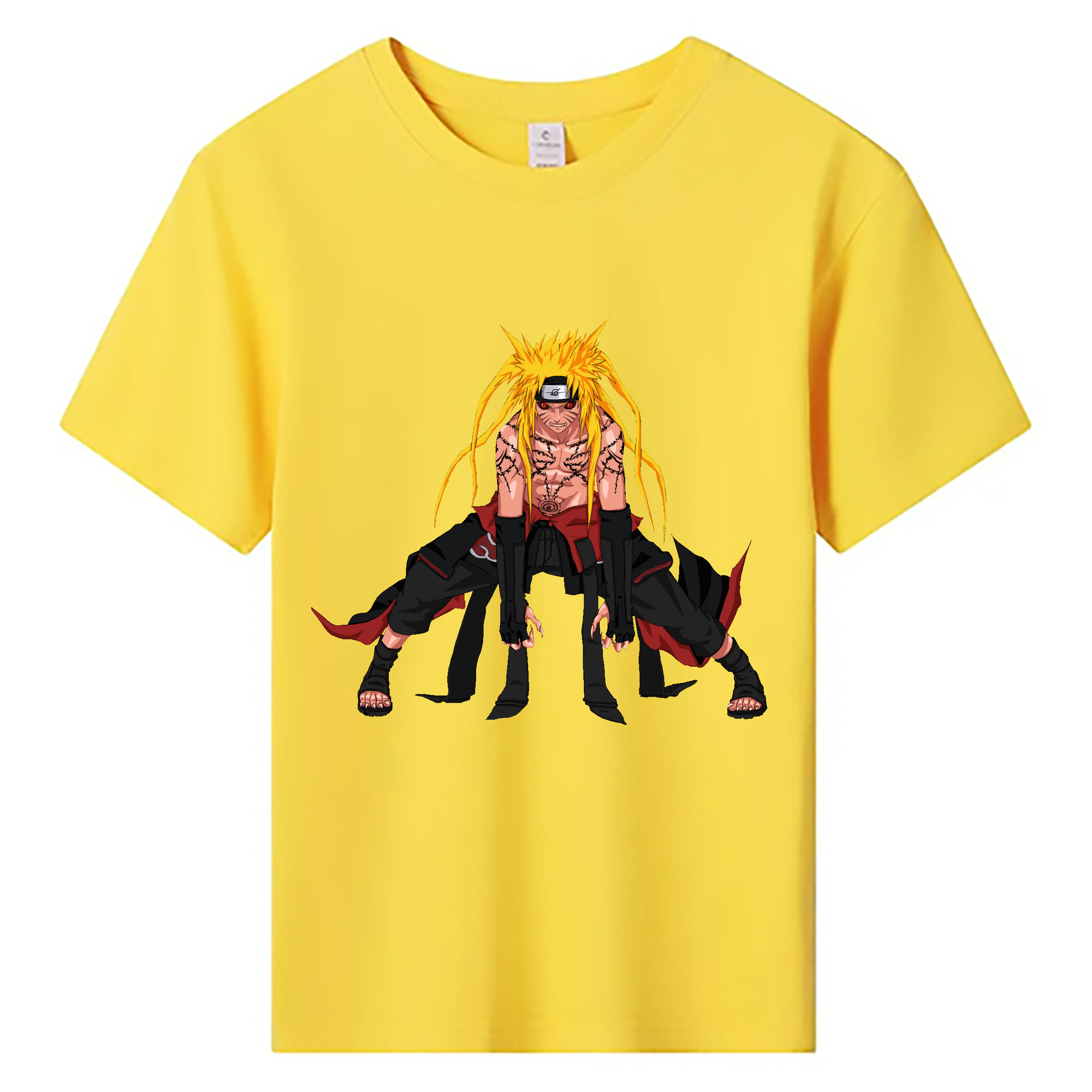 （画像用） NARUTO -ナルト- うずまき ナルト Uzumaki Naruto 綿100％キッズTシャツ（フロントプリント）