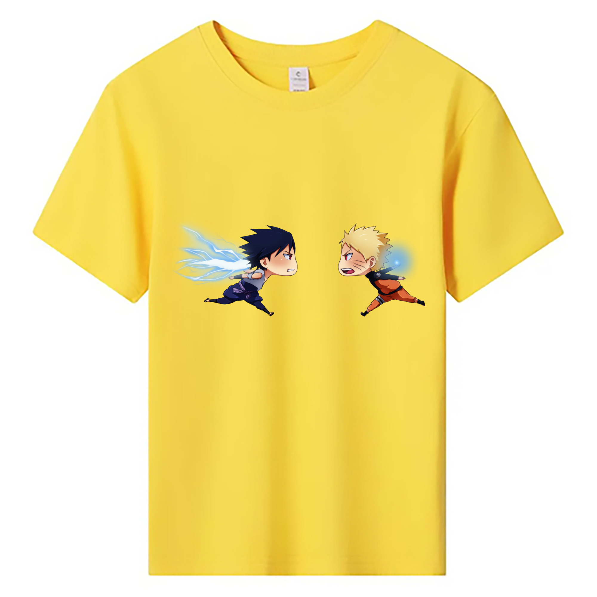 （画像用） NARUTO -ナルト- うずまき ナルト Uzumaki Naruto 綿100％キッズTシャツ（フロントプリント）