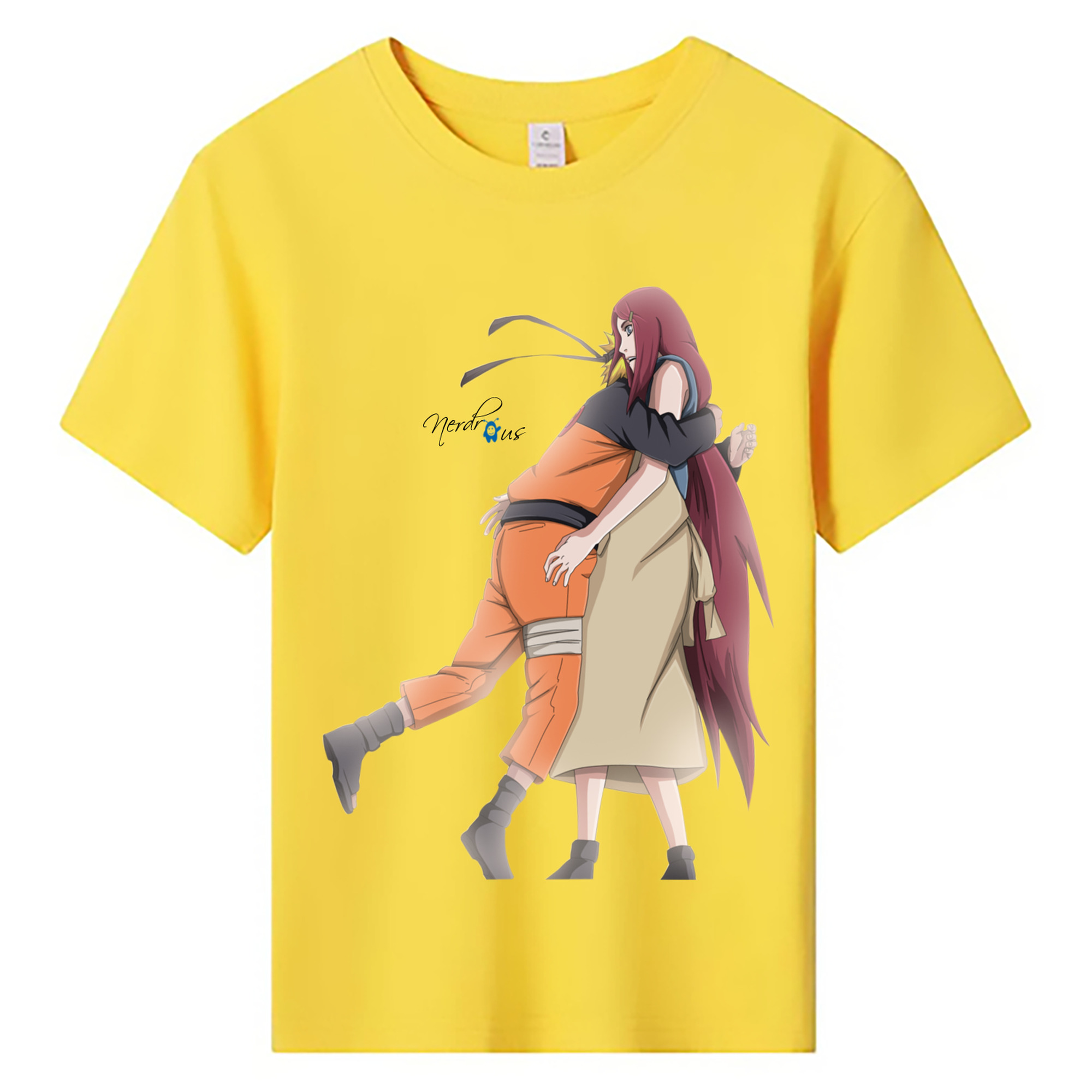 （画像用） NARUTO -ナルト- うずまき ナルト Uzumaki Naruto 綿100％キッズTシャツ（フロントプリント）