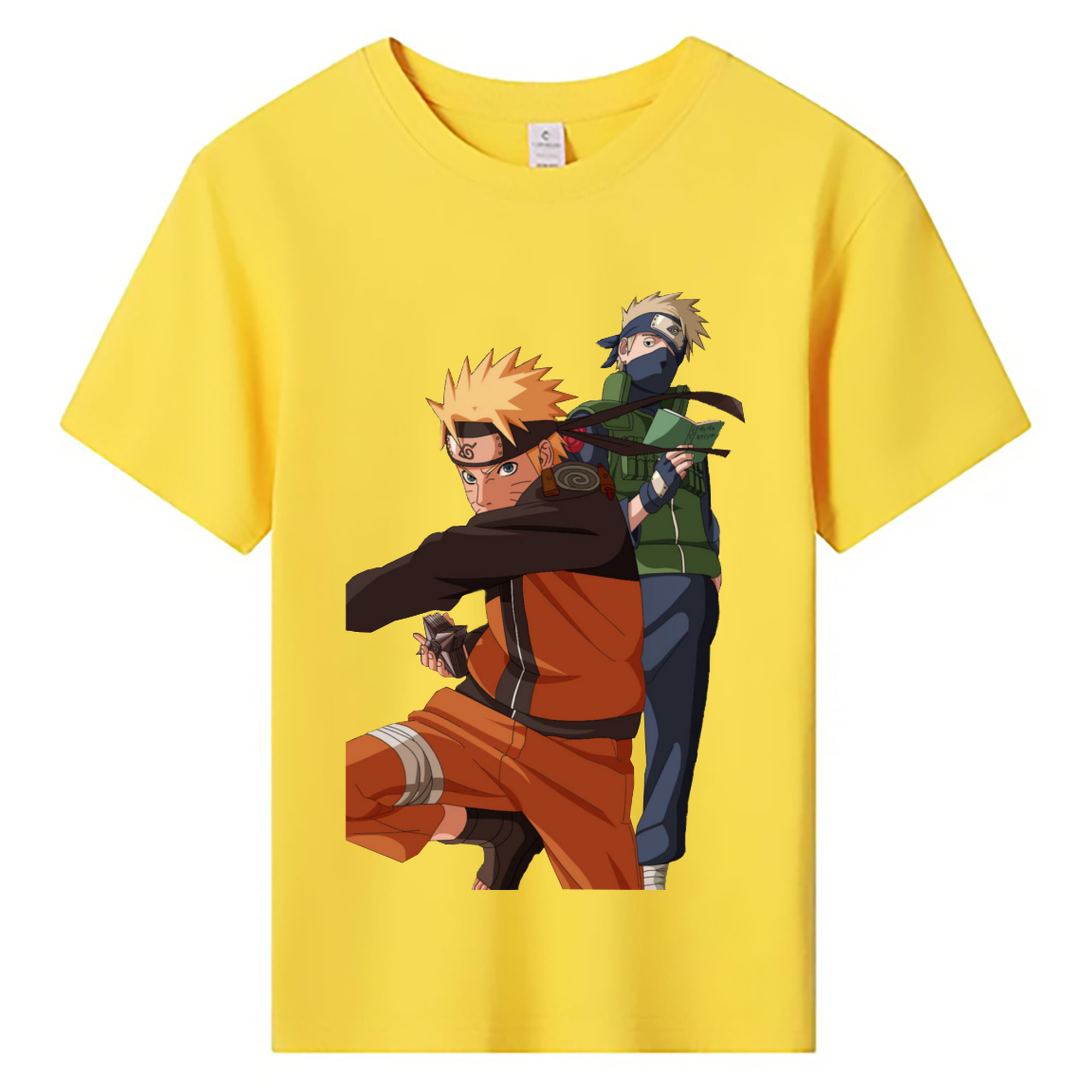 （画像用） NARUTO -ナルト- うずまき ナルト Uzumaki Naruto 綿100％キッズTシャツ（フロントプリント）