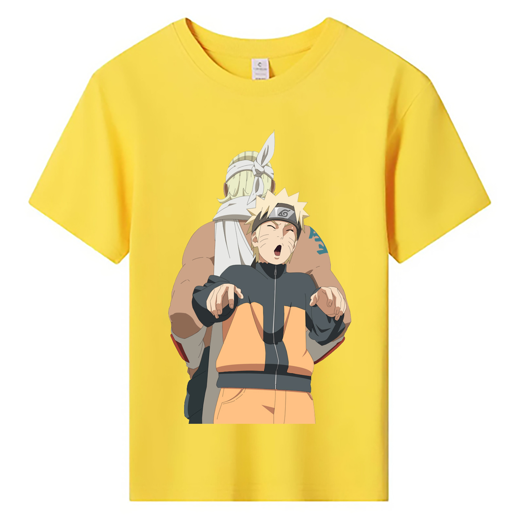 （画像用） NARUTO -ナルト- うずまき ナルト Uzumaki Naruto 綿100％キッズTシャツ（フロントプリント）