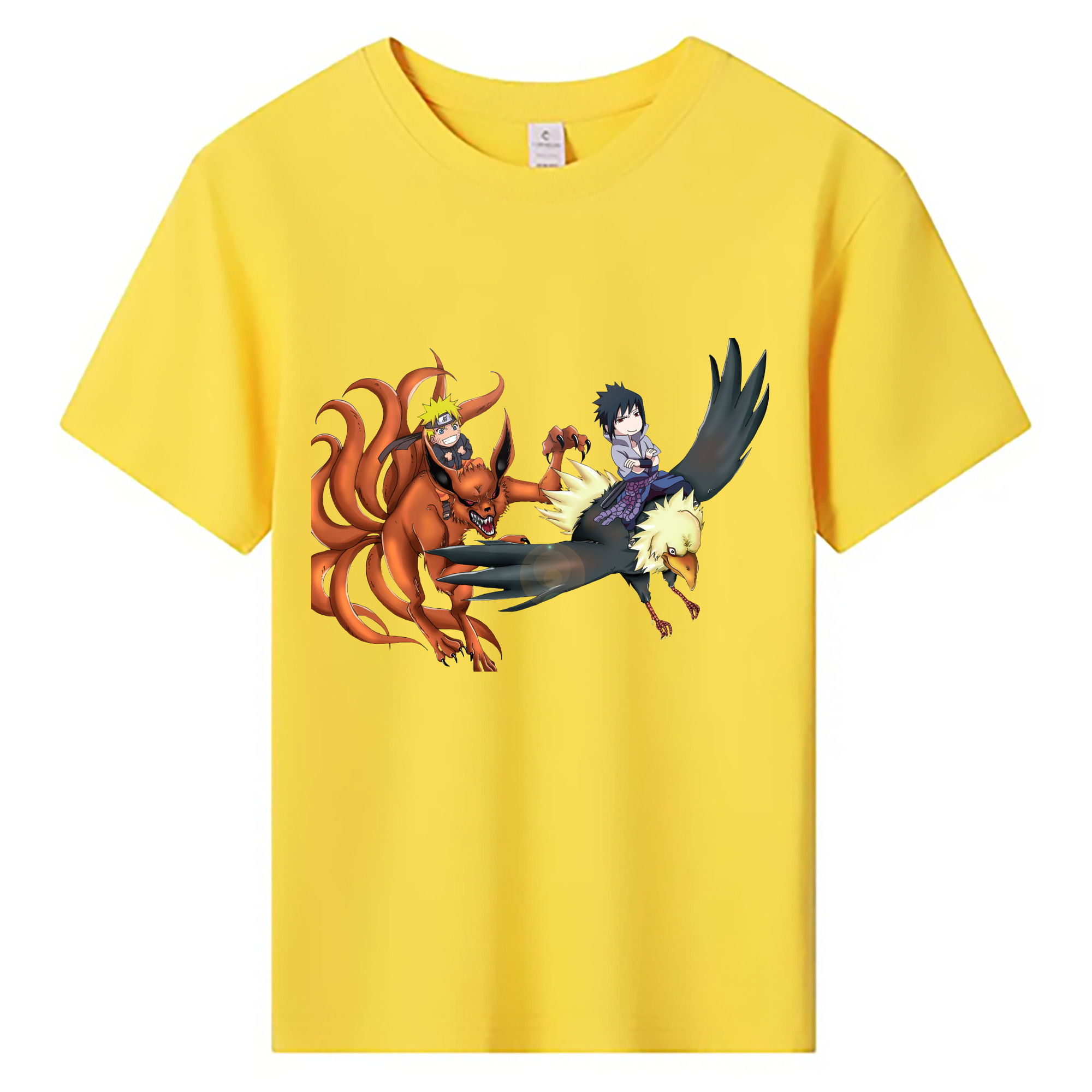 （画像用） NARUTO -ナルト- うずまき ナルト Uzumaki Naruto 綿100％キッズTシャツ（フロントプリント）