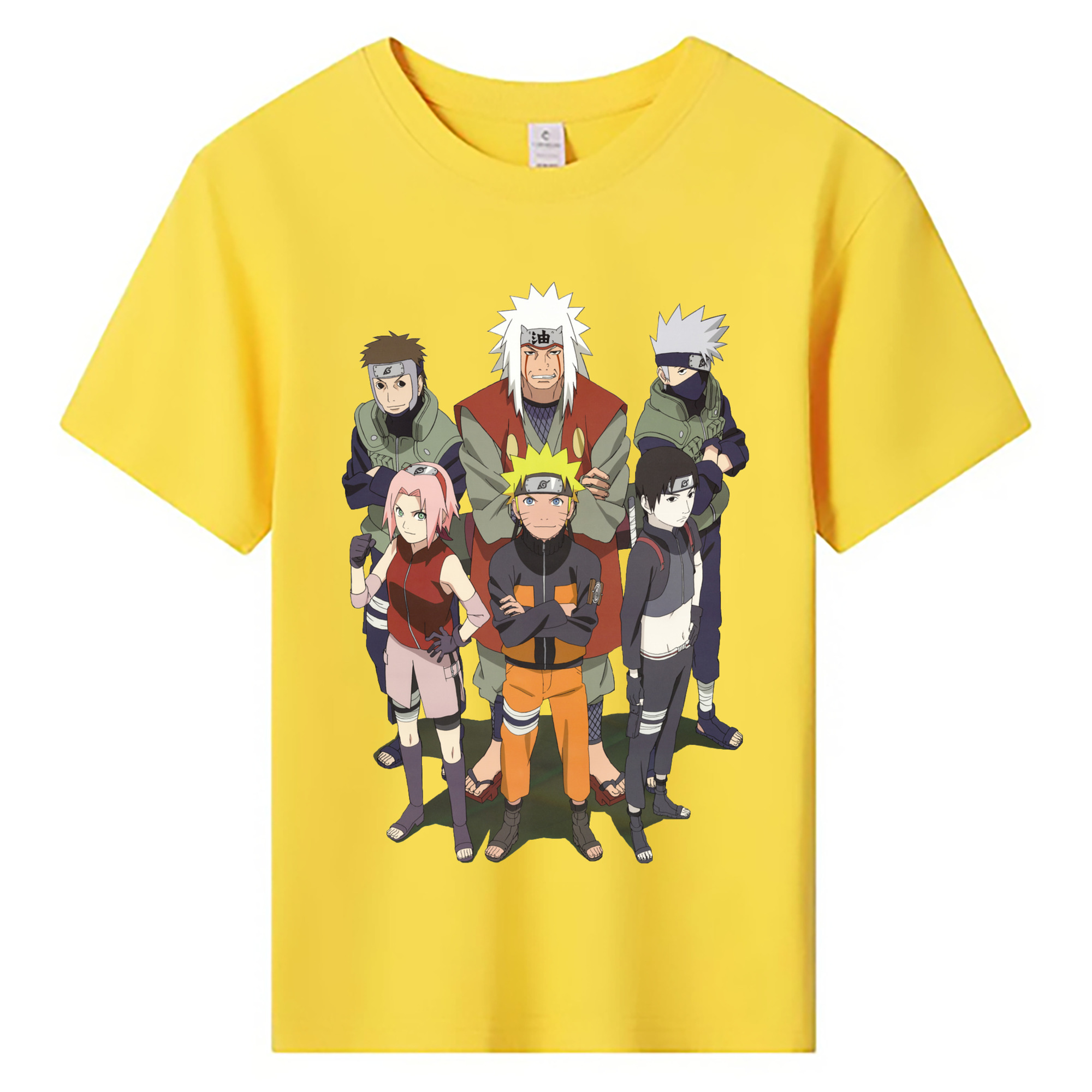 （画像用） NARUTO -ナルト- うずまき ナルト Uzumaki Naruto 綿100％キッズTシャツ（フロントプリント）