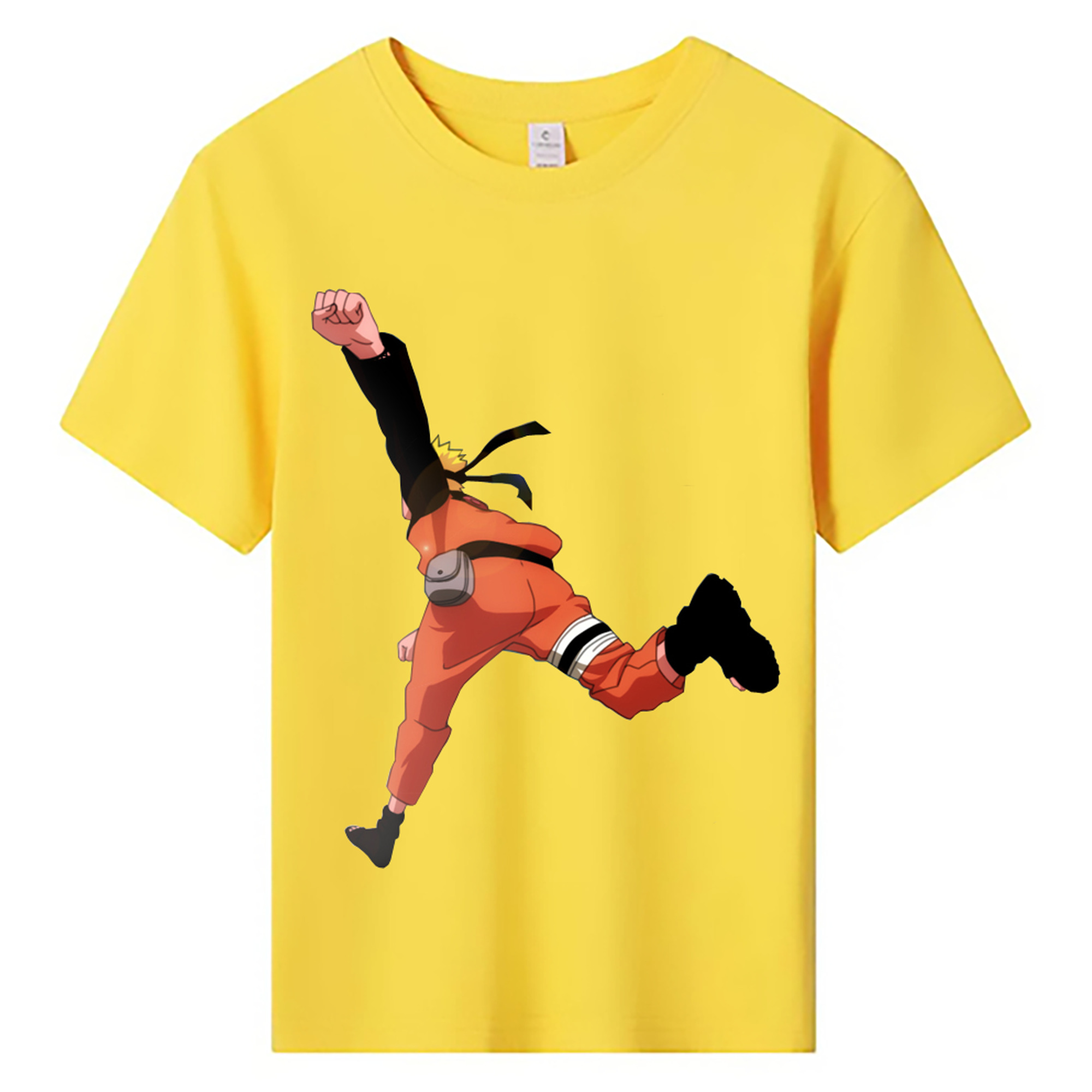 （画像用） NARUTO -ナルト- うずまき ナルト Uzumaki Naruto 綿100％キッズTシャツ（フロントプリント）