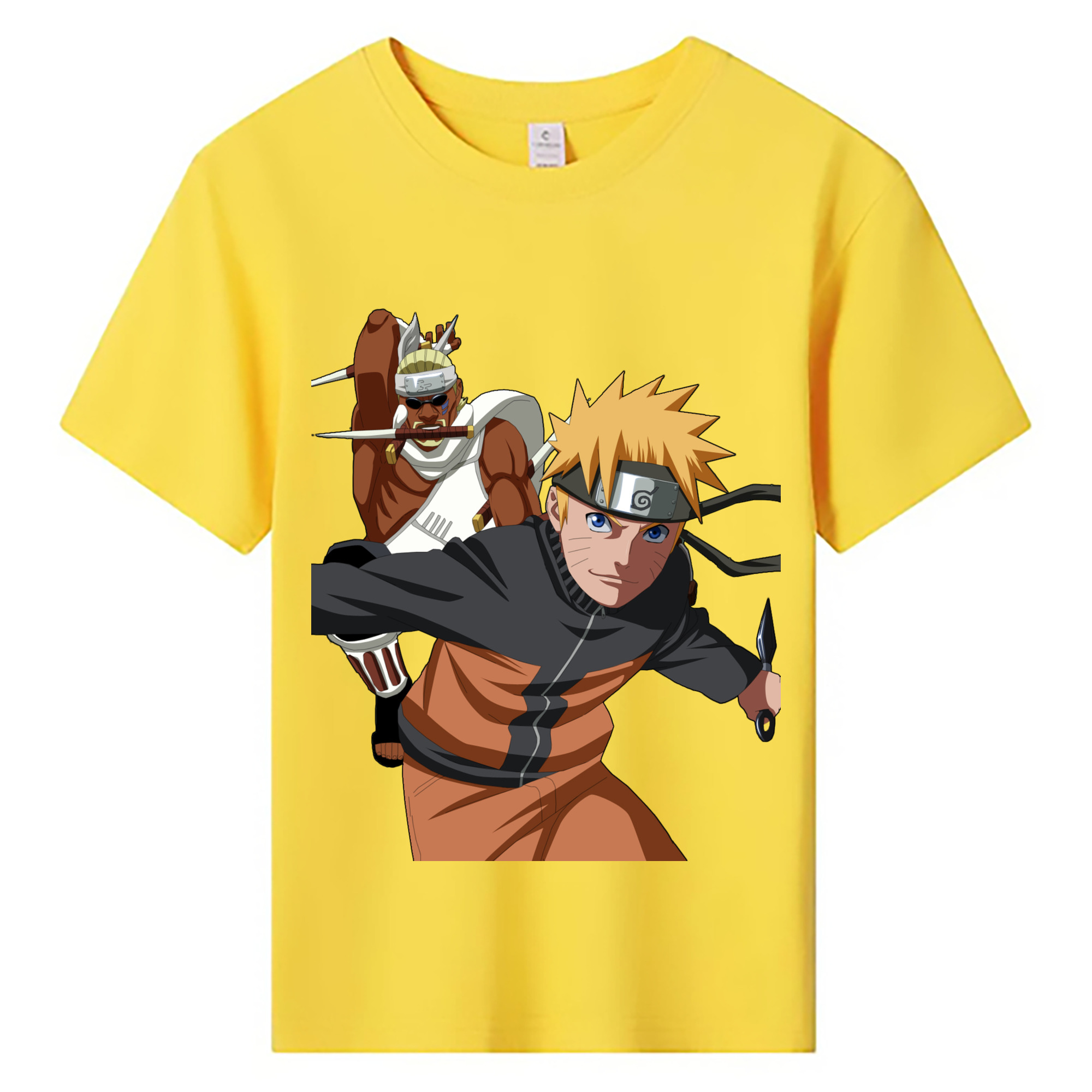 （画像用） NARUTO -ナルト- うずまき ナルト Uzumaki Naruto 綿100％キッズTシャツ（フロントプリント）