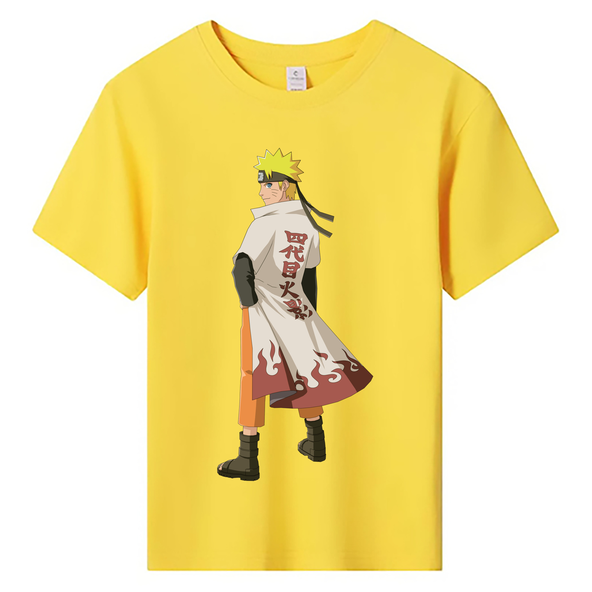 （画像用） NARUTO -ナルト- うずまき ナルト Uzumaki Naruto 綿100％キッズTシャツ（フロントプリント）