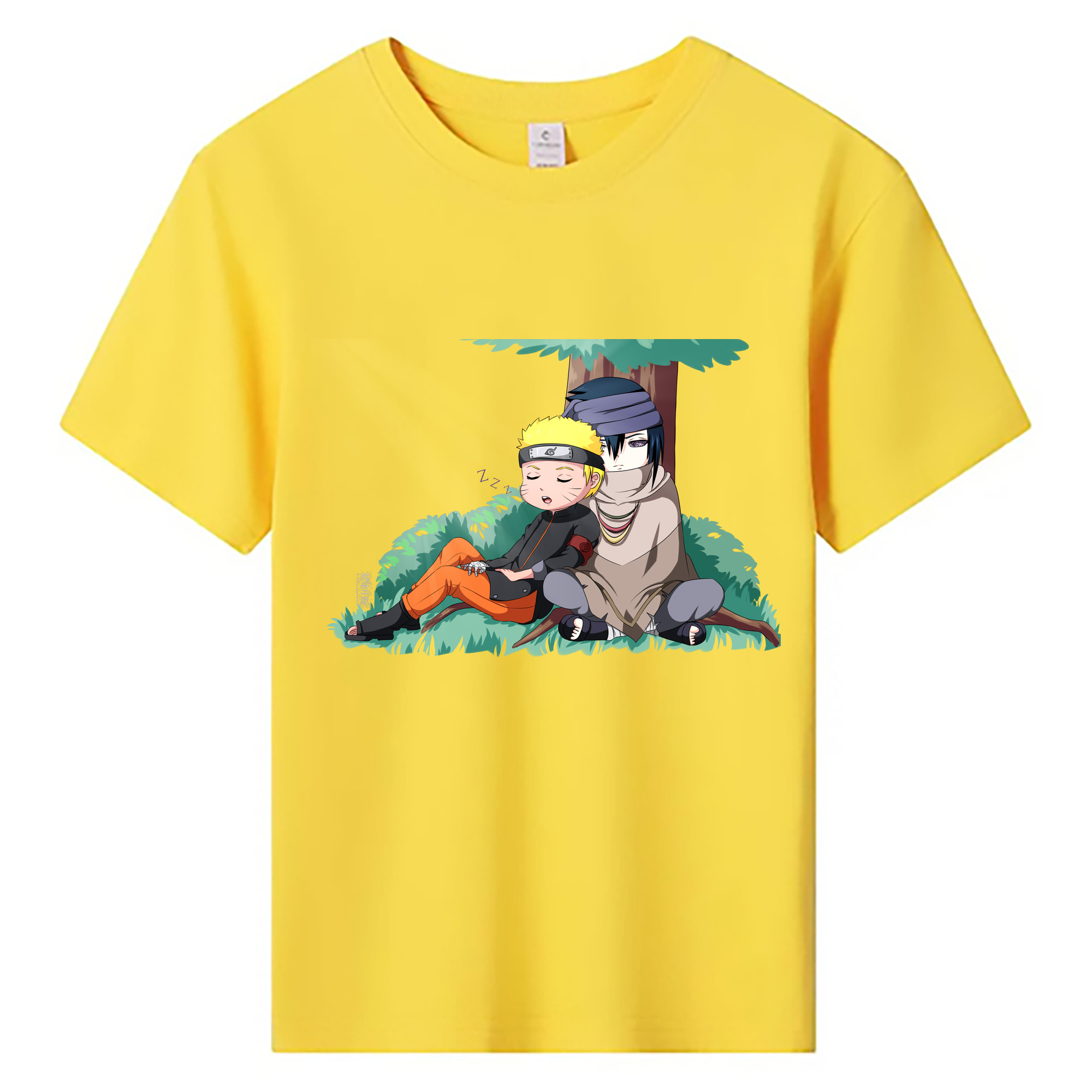 （画像用） NARUTO -ナルト- うずまき ナルト Uzumaki Naruto 綿100％キッズTシャツ（フロントプリント）