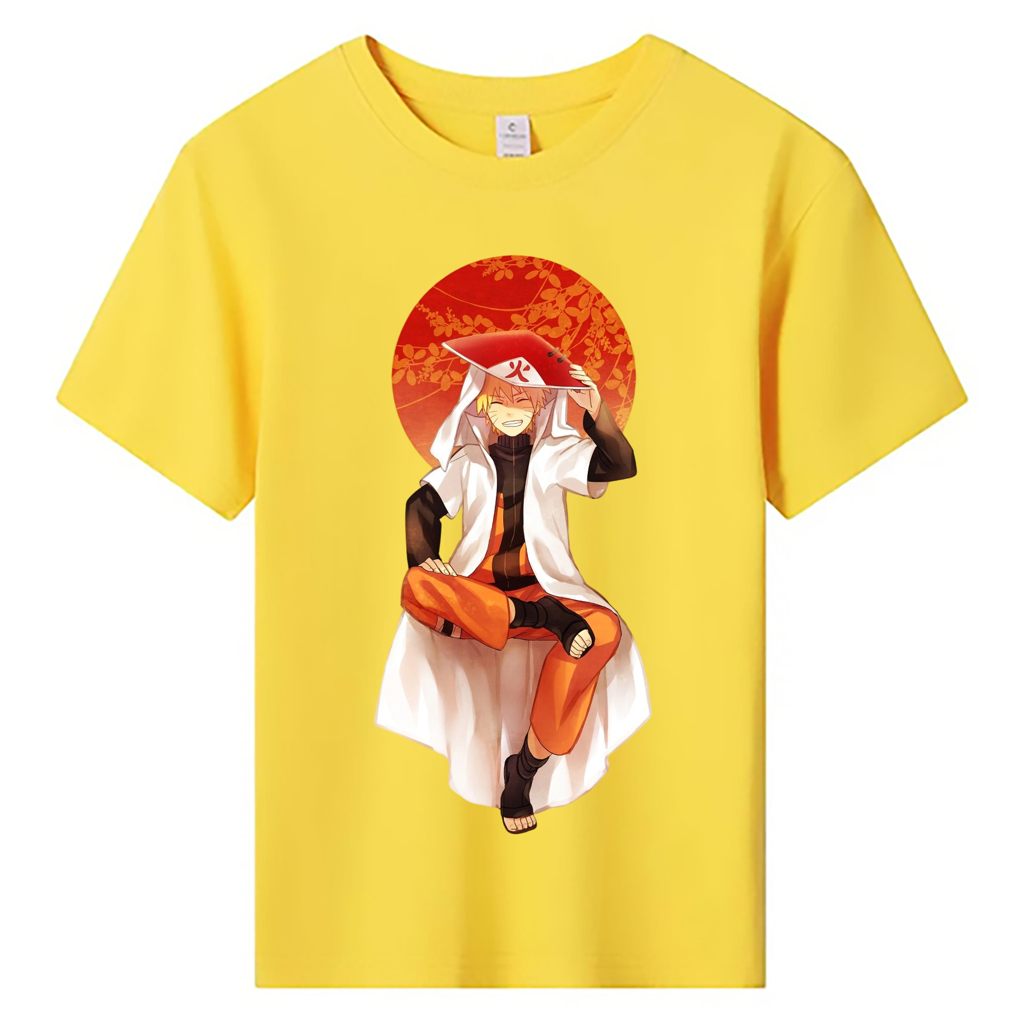 （画像用） NARUTO -ナルト- うずまき ナルト Uzumaki Naruto 綿100％キッズTシャツ（フロントプリント）
