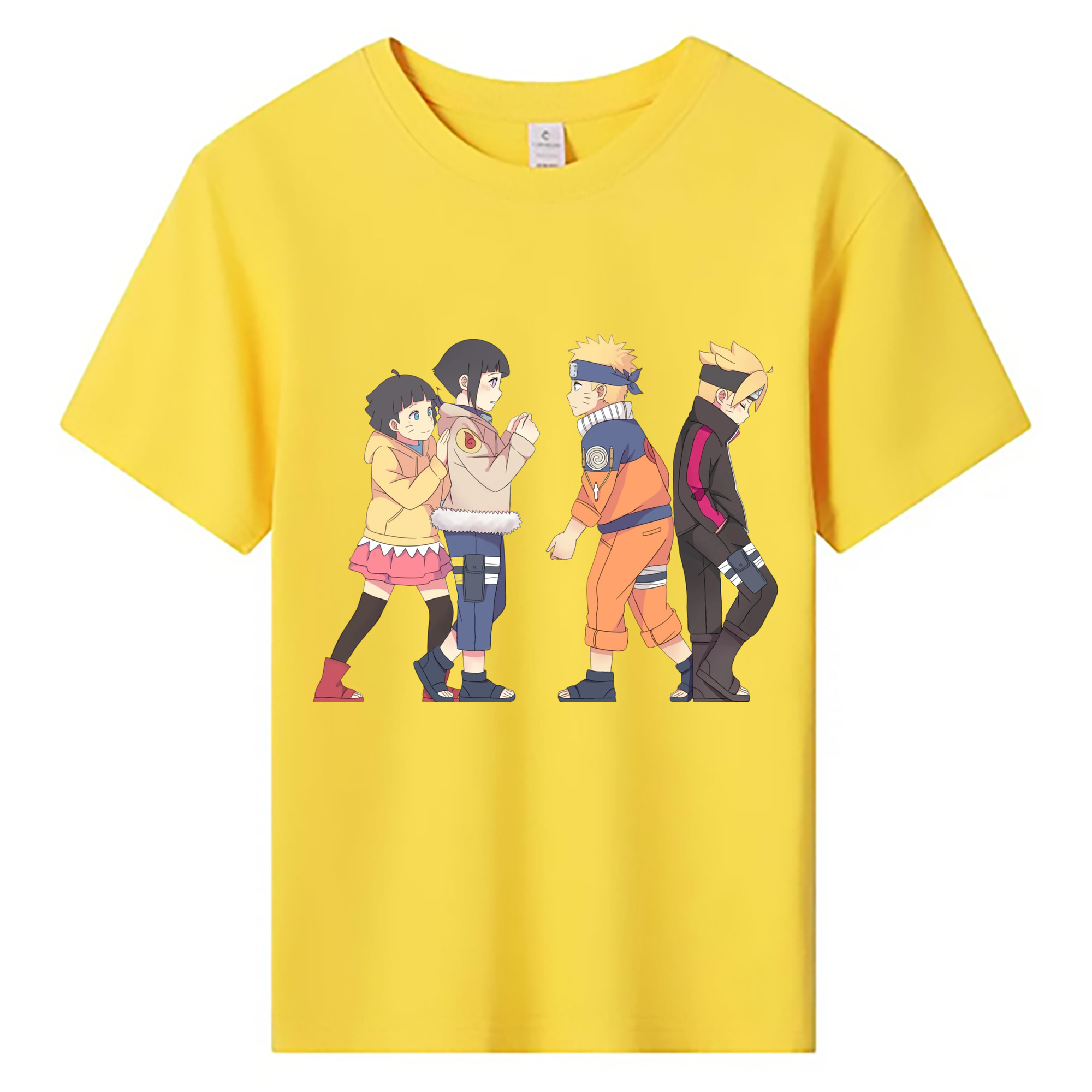 （画像用） NARUTO -ナルト- うずまき ナルト Uzumaki Naruto 綿100％キッズTシャツ（フロントプリント）