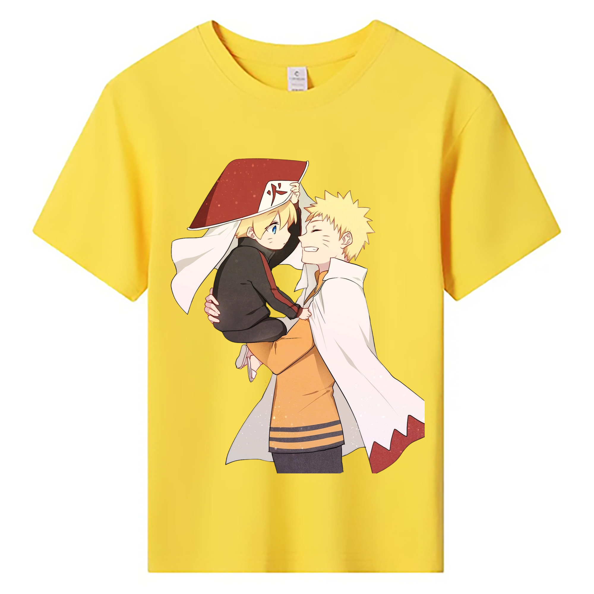 （画像用） NARUTO -ナルト- うずまき ナルト Uzumaki Naruto 綿100％キッズTシャツ（フロントプリント）