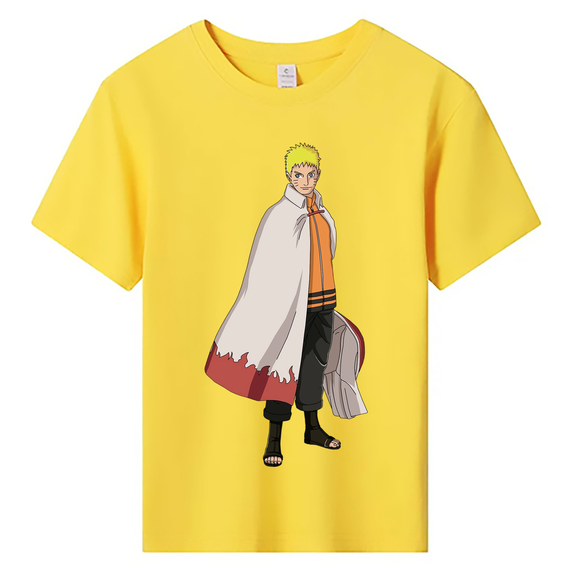 （画像用） NARUTO -ナルト- うずまき ナルト Uzumaki Naruto 綿100％キッズTシャツ（フロントプリント）