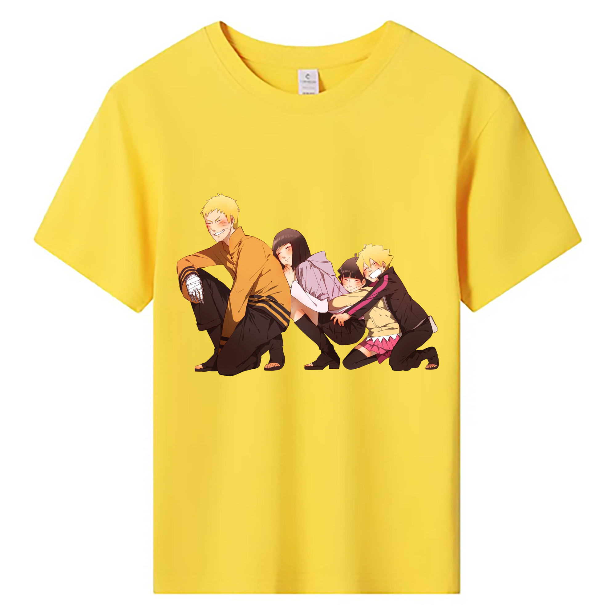 （画像用） NARUTO -ナルト- うずまき ナルト Uzumaki Naruto 綿100％キッズTシャツ（フロントプリント）