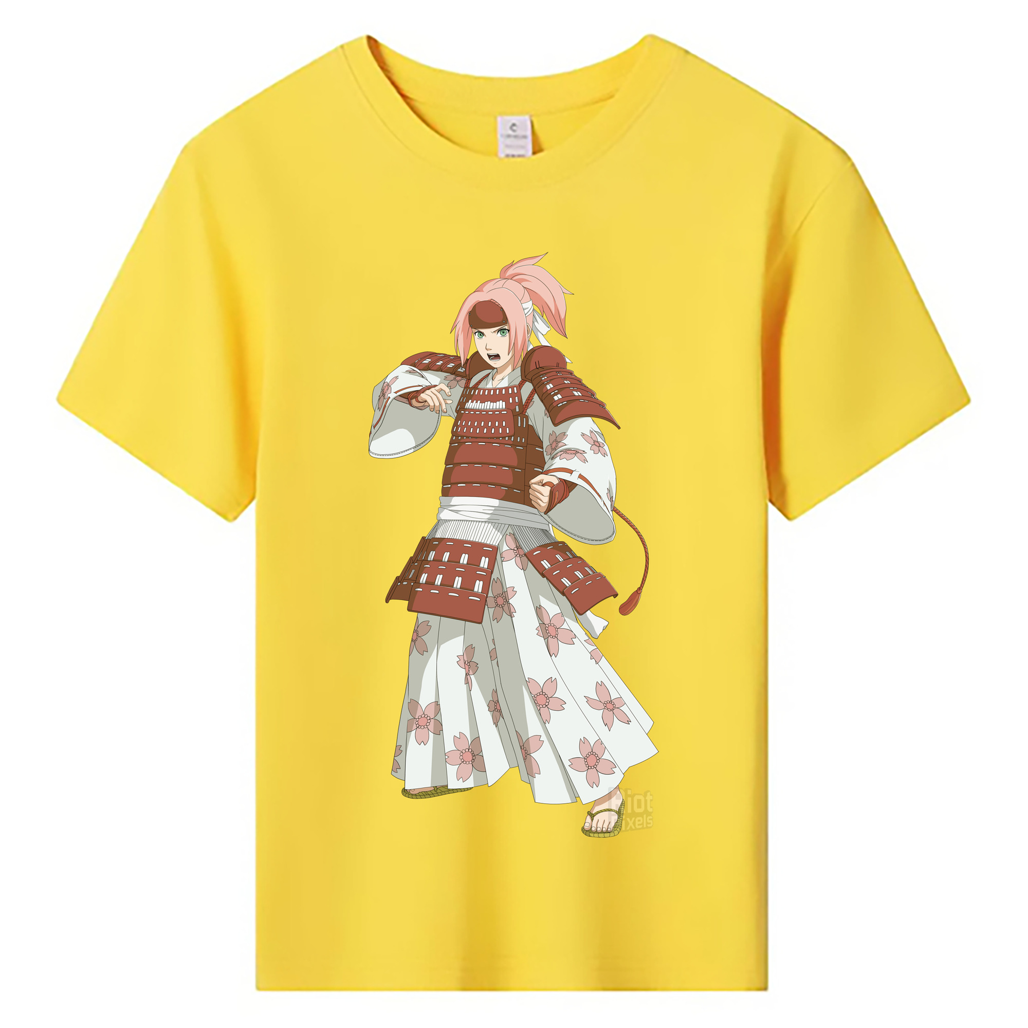 （画像用） NARUTO -ナルト- 春野サクラ Haruno Sakura 綿100％キッズTシャツ（フロントプリント）