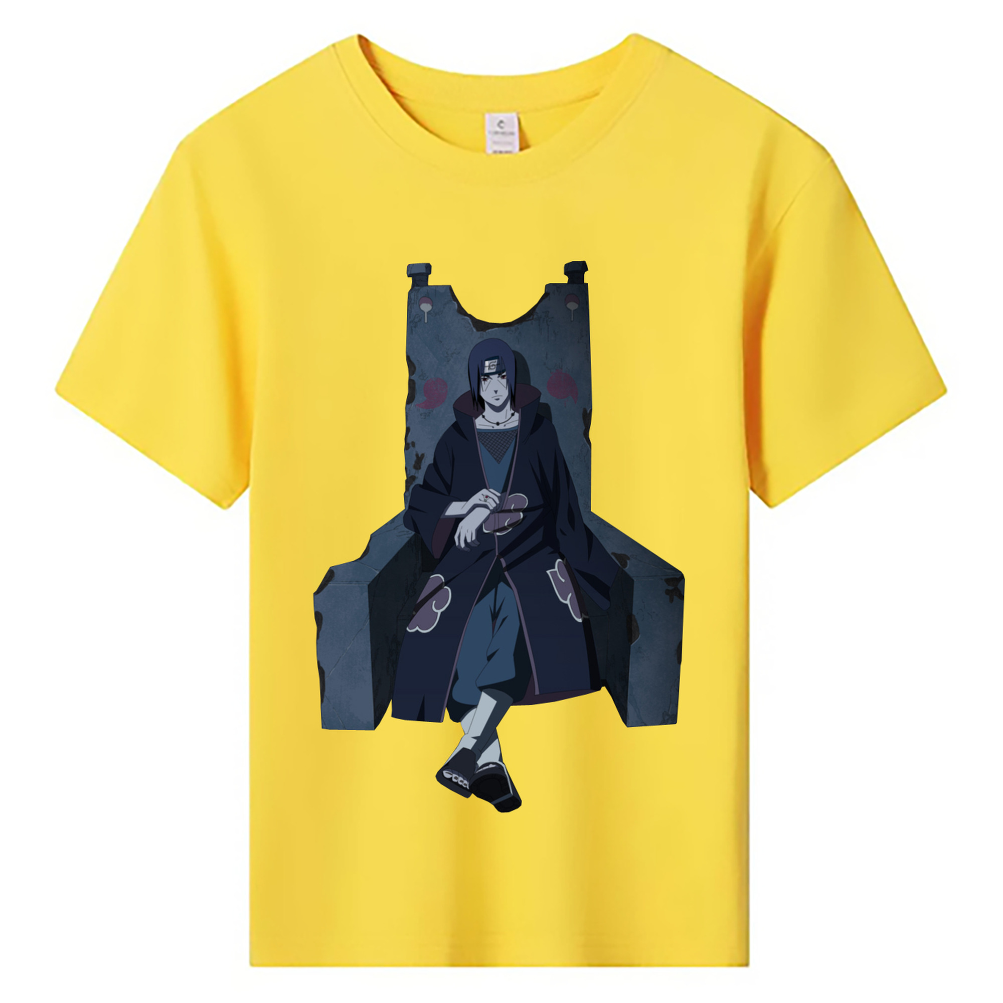 （画像用） NARUTO -ナルト- うちは イタチ Uchiha Itachi 綿100％キッズTシャツ（フロントプリント）