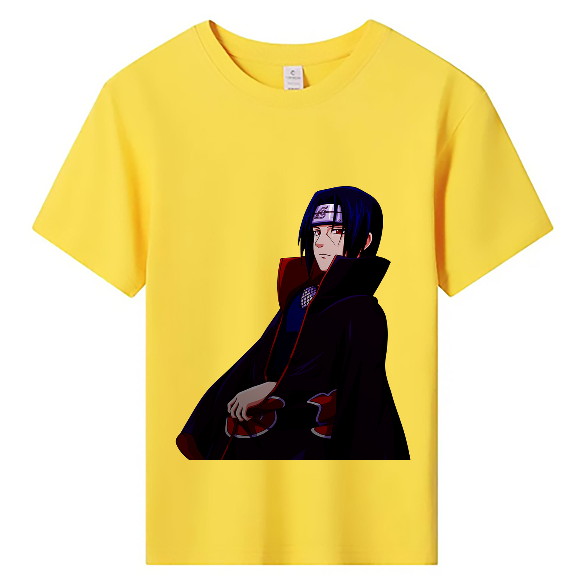 （画像用） NARUTO -ナルト- うちは イタチ Uchiha Itachi 綿100％キッズTシャツ（フロントプリント）