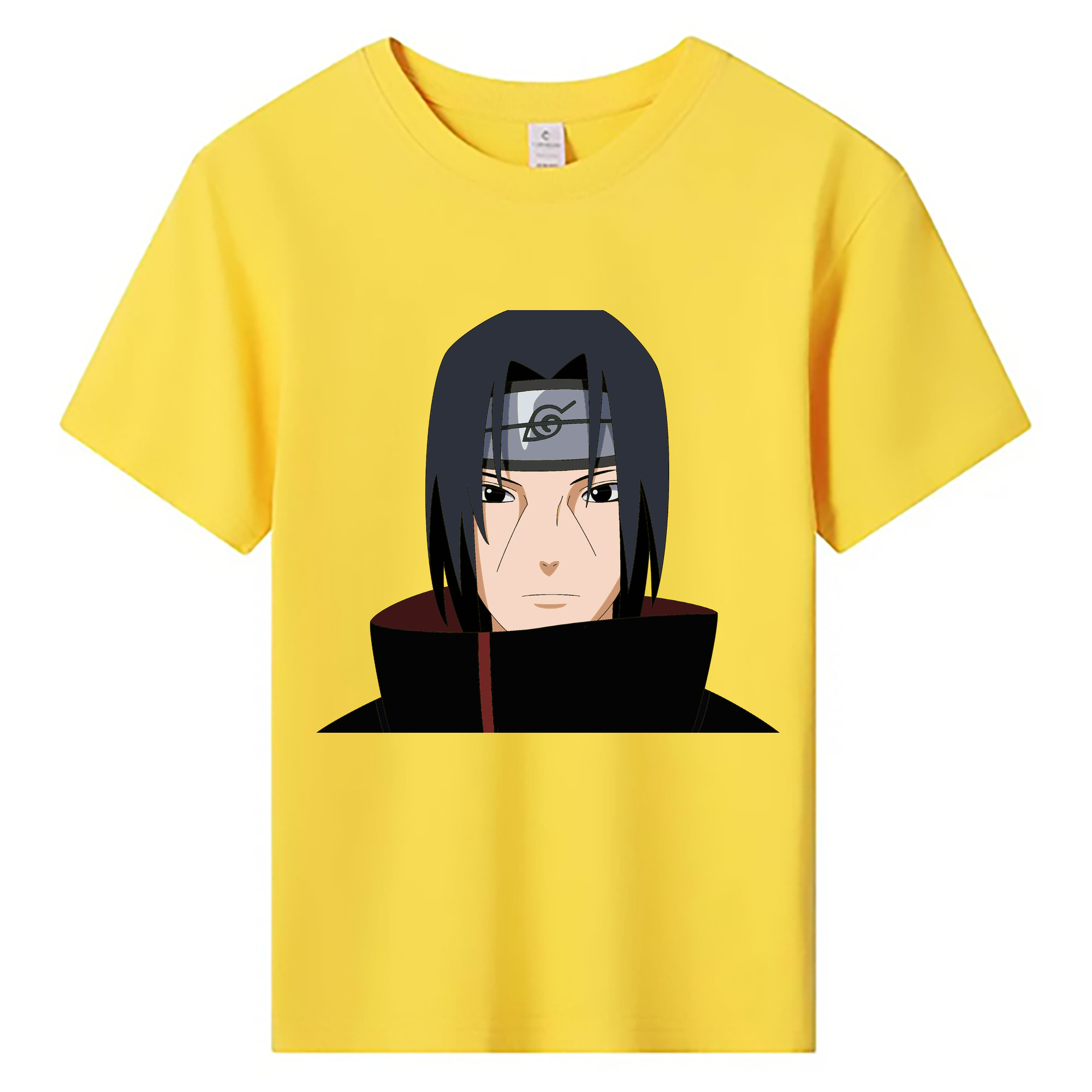 （画像用） NARUTO -ナルト- うちは イタチ Uchiha Itachi 綿100％キッズTシャツ（フロントプリント）