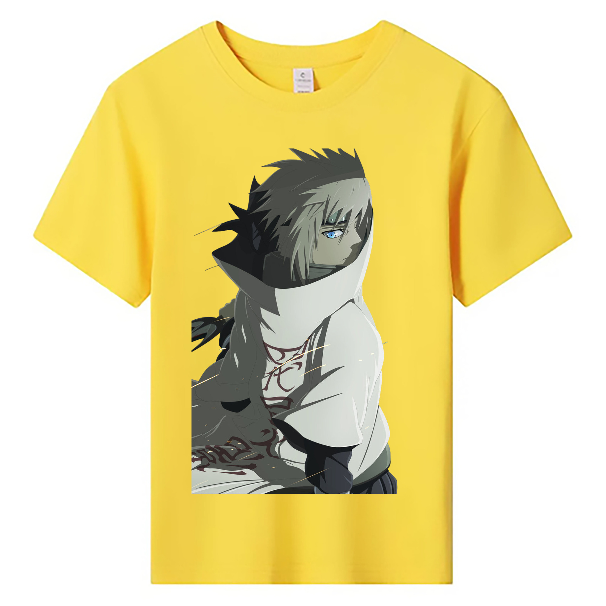 （画像用） NARUTO -ナルト- 波風 ミナト Namikaze Minato 綿100％キッズTシャツ（フロントプリント）