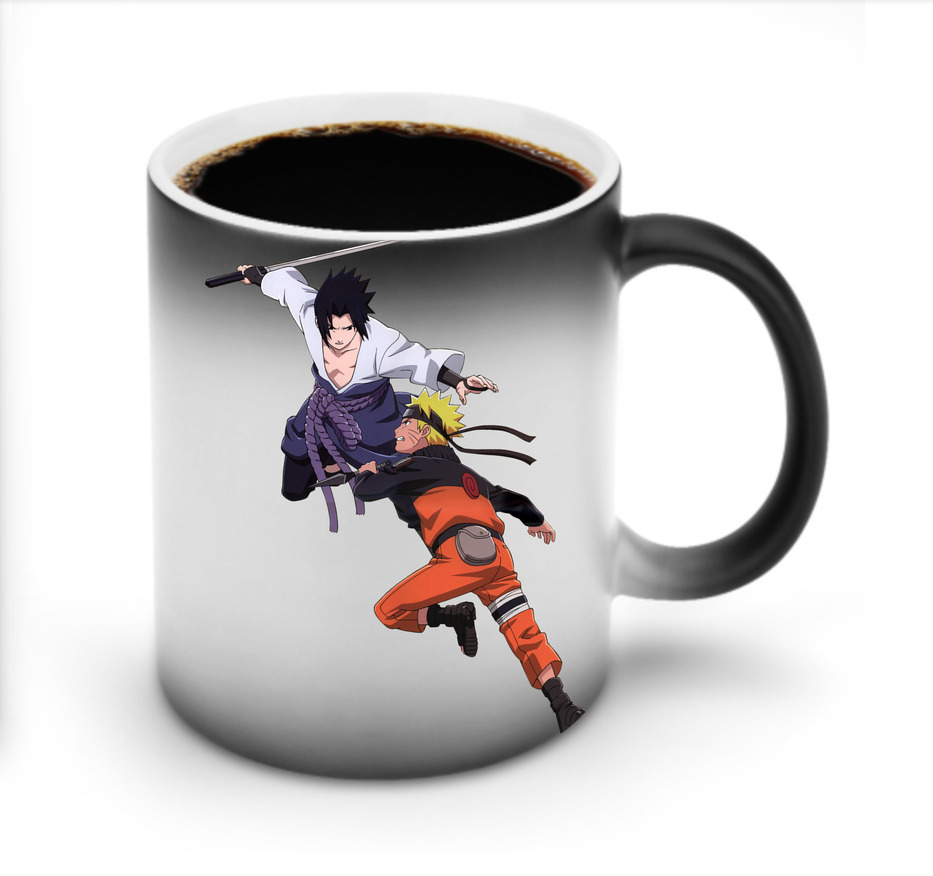 （画像用） NARUTO -ナルト- うちは サスケ Uchiha Sasuke 温度変色マグカップ