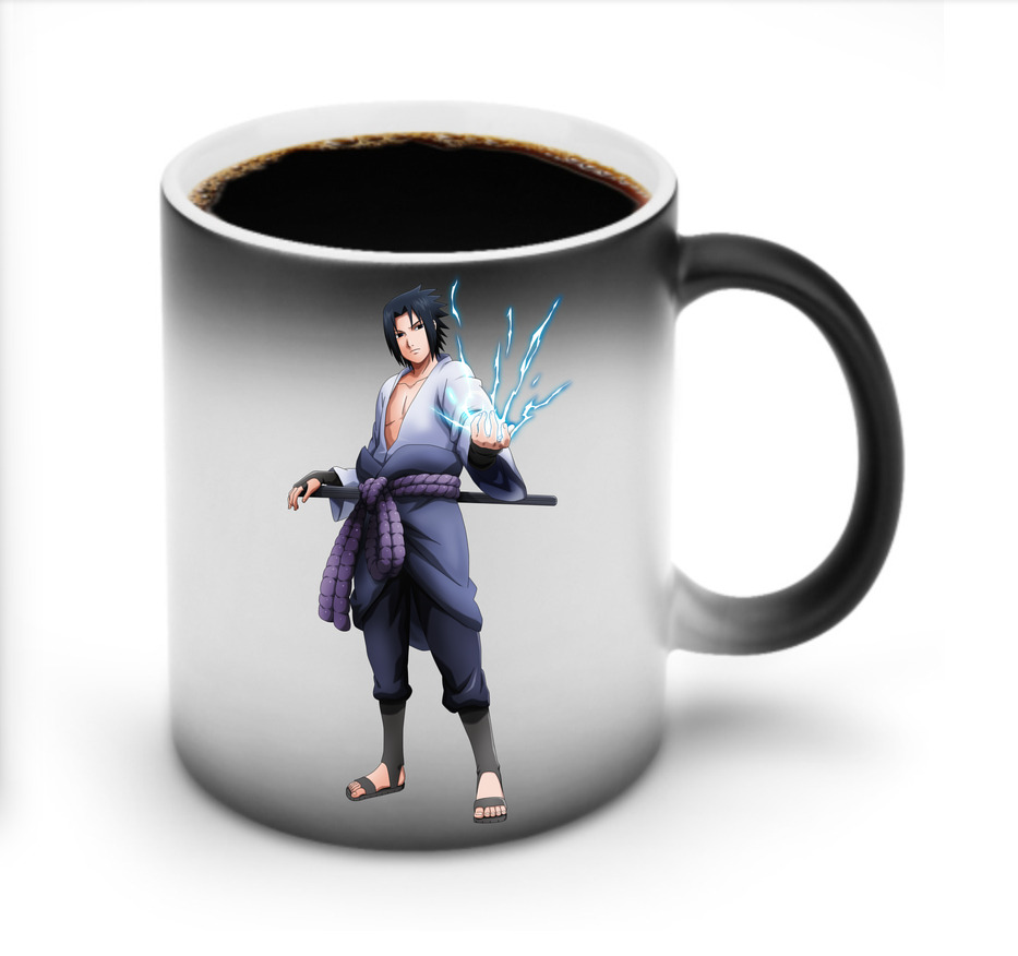 （画像用） NARUTO -ナルト- うちは サスケ Uchiha Sasuke 温度変色マグカップ