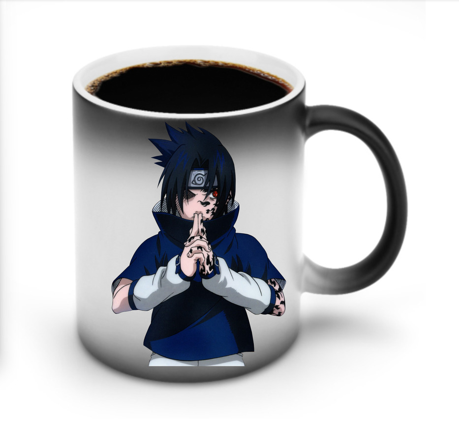 （画像用） NARUTO -ナルト- うちは サスケ Uchiha Sasuke 温度変色マグカップ