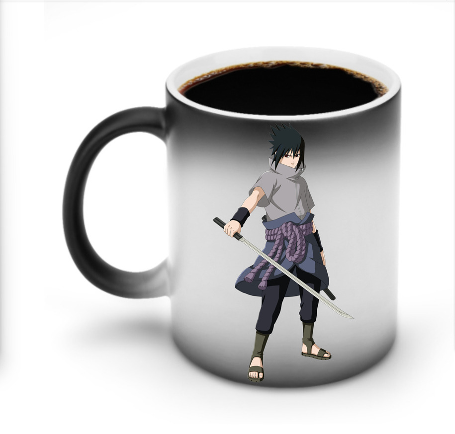 （画像用） NARUTO -ナルト- うちは サスケ Uchiha Sasuke 温度変色マグカップ