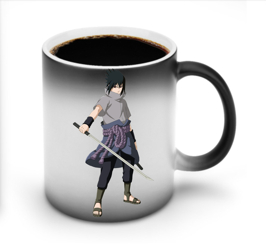 （画像用） NARUTO -ナルト- うちは サスケ Uchiha Sasuke 温度変色マグカップ