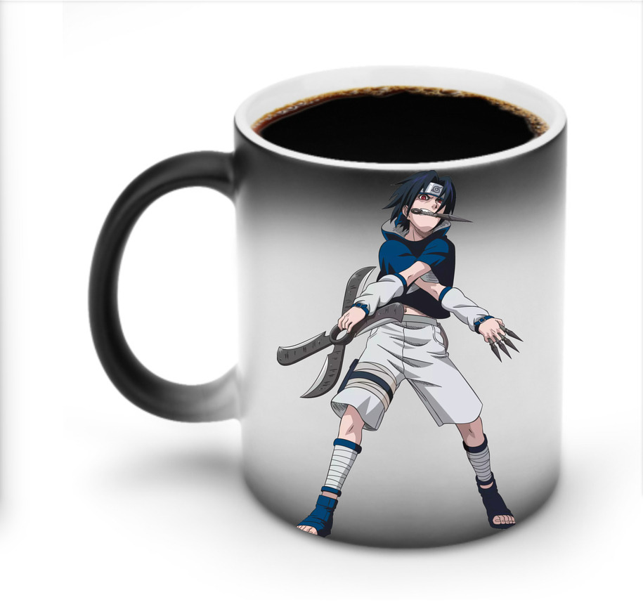 （画像用） NARUTO -ナルト- うちは サスケ Uchiha Sasuke 温度変色マグカップ