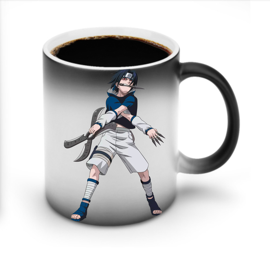 （画像用） NARUTO -ナルト- うちは サスケ Uchiha Sasuke 温度変色マグカップ