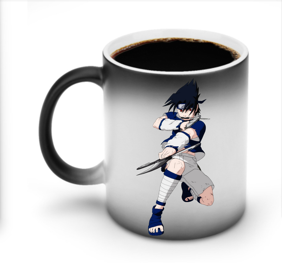 （画像用） NARUTO -ナルト- うちは サスケ Uchiha Sasuke 温度変色マグカップ