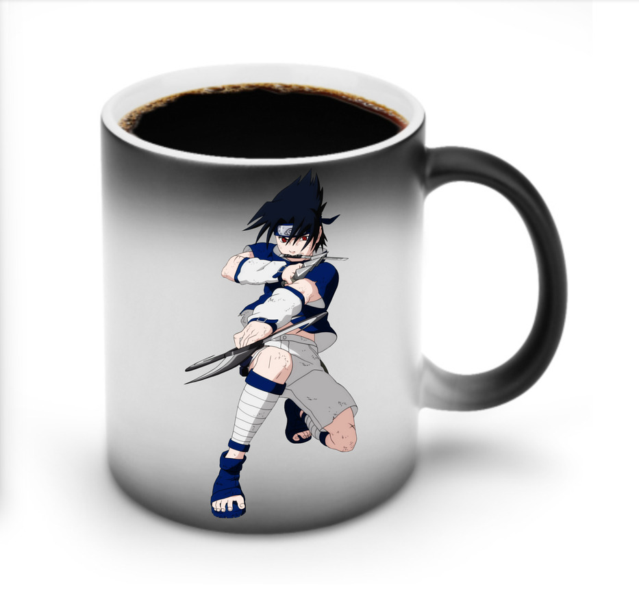 （画像用） NARUTO -ナルト- うちは サスケ Uchiha Sasuke 温度変色マグカップ