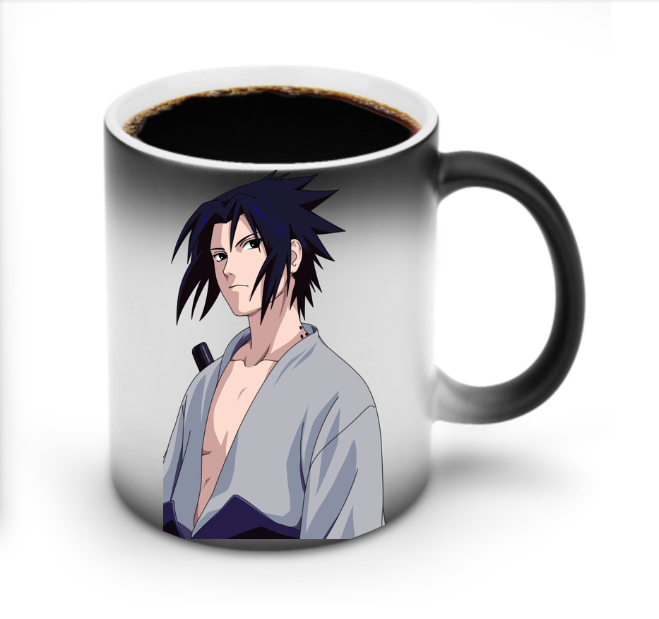 （画像用） NARUTO -ナルト- うちは サスケ Uchiha Sasuke 温度変色マグカップ