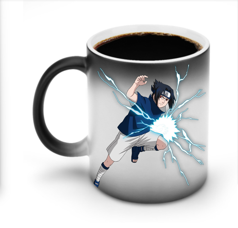（画像用） NARUTO -ナルト- うちは サスケ Uchiha Sasuke 温度変色マグカップ