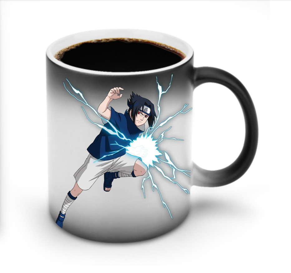 （画像用） NARUTO -ナルト- うちは サスケ Uchiha Sasuke 温度変色マグカップ