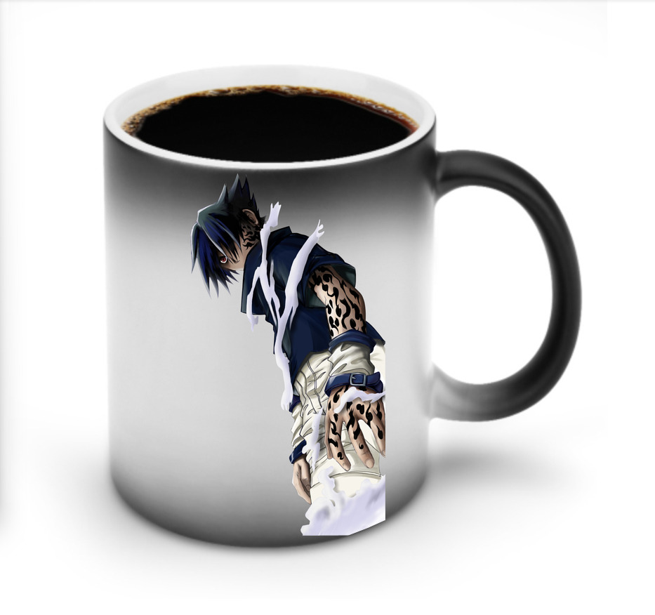 （画像用） NARUTO -ナルト- うちは サスケ Uchiha Sasuke 温度変色マグカップ