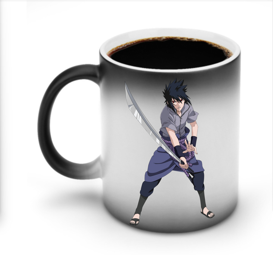 （画像用） NARUTO -ナルト- うちは サスケ Uchiha Sasuke 温度変色マグカップ