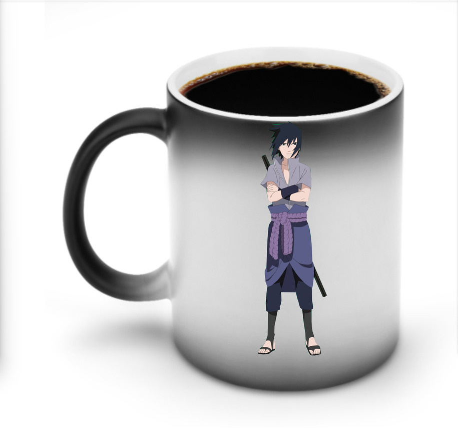 （画像用） NARUTO -ナルト- うちは サスケ Uchiha Sasuke 温度変色マグカップ